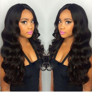250% Density Wigs Pre-Plucked Human Hair Wigs Body Wave Natural Hair Line Glueless Lace Front Wigs