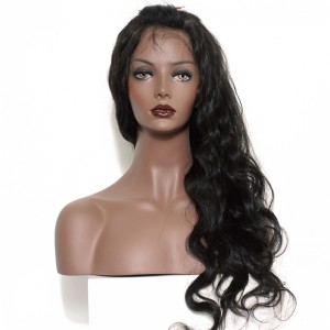 360 Lace Wigs Brazilian Full Lace Human Hair Wigs Body Wave Natural Hair Line 180% Density