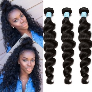 Loose Wave Brazilian Virgin Hair 3 Pcs Brazilian Hair Weave Bundles 8A Honey Beauty Hair Products Curly Human Hair Extensions