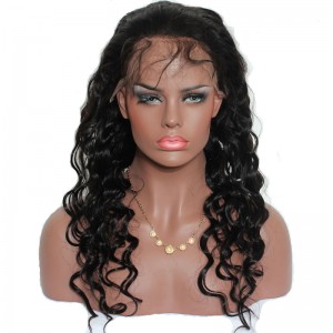 Lace Front Ponytail Wigs Loose Wave Pre-Plucked Natural Hair Line 150% Density wigs No Shedding No Tangle