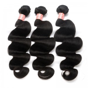 Grade 8A High Quality Body Wave Brazilian Virgin Human Hair Extensions Weave 3 Bundles