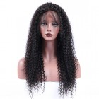 13X6 Part Lace Front Human Hair Wigs Kinky Curly 130% Density Brazilian Pre Plucked Frontal Lace Hair Wig Natural Hair 