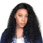 250% Density Lace Front Wig Pre Plucked Bleached Knots Deep Curly Lace Front Human Hair Wigs 10A Brazilian Virgin Hair Wigs