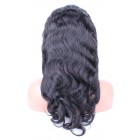 Natural Color Body wave Brazilian Virgin Human Hair Glueless Full Lace Wigs