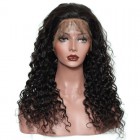 360 Lace Wigs 180% Density Full Lace Human Hair Wigs 9A Brazilian Hair Loose Curly Human Hair Wigs