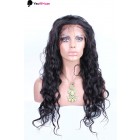 Natural Color Ciara Celebrity Water Wave Full Lace Wig Brazilian Virgin Human Hair