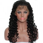 Pre-Plucked Natural Hair Line Deep Wave Lace Front Human Hair Wigs with Baby Hair 150% Density Wigs