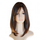 Brown Color European Virgin Hair  Silky Straight Jewish Silk Top Full Lace wigs