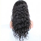 Natural Color Unprocessed Brazilian Virgin 100% Human Hair Loose Wave Full Lace Wigs