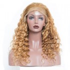 Colorful 250% Density Loose Wave Lace Front Wigs Honey Blonde Pre Plucked With Baby Hair #27 Brazilian Virgin Human Hair Wigs