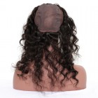 360 Lace Frontal with Cap Deep Wave Brazilian Virgin Hair Lace Frontal Natural Hairline 22.5*4*2
