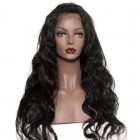 360 Lace Wigs Body Wave Malaysian Full Lace Human Hair Wigs Natural Hair Line 180% Density 