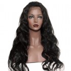 Lace Human Hair Wigs 250% Density Wig Pre-Plucked Natural Hair Line with Baby Hair Body Wave