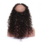 360 Lace Frontal Closure Loose Wave Brazilian Virgin Hair Lace Frontal With Natural Hairline