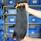 Indian Virgin Hair Natural Color Silk Straight Hair Weave 3 Bundles