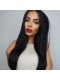 Brazilian Wigs Pre-Plucked Natural Hair Line 150% Density Wigs Silk Straight Lace Front Ponytail Wigs