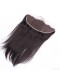 Natural Color Brazilian Virgin Hair Silky Straight Lace Frontal Free Part With 3pcs Weaves