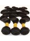 Brazilian Virgin Human Hair Extensions Weave 3 Bundles with 1 closure Natural Color Body Wave