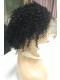 Color #1 Kinky Curly Lace Front Wig Brazilain Virgin Hair