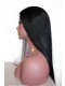 Natural Color Unprocessed Brazilian Virgin 100% Human Hair Silk Straight Full Lace Wigs