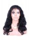 Natural Color Body Wave Brazilian Virgin Human Hair Silk Top Lace Wigs