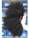 Indian Virgin Human Hair Extensions Afro Kinky Curly 4 Bundles Natural Color 