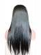 Natural Color Silk Straight 100% Brazilian Virgin Human Hair Wig Lace Front Wigs