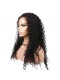 Natural Color Unprocessed Indian Virgin 100% Human Hair Deep Wave Full Lace Human Hair Wigs