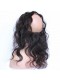 360 Lace Frontal Band Body Wave Peruvian Virgin Hair Lace Frontals Natural Hairline 22.5*4*2 