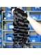 Malaysian Virgin Human Hair Extensions Loose Wave Hair 4 Bundles Natural Color