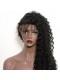 Natural Color High Quality 100% Brazilian Virgin Human Hair Wig Deep Wave Lace Front Wigs