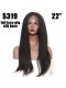 Full Lace Human Hair Wigs with Silk Base natural Black Color 22'' in stock 72 Hour Delivery