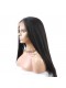 Brazilian Virgin Hair Italian Yaki Lace Front Human Hair Wigs Natural Color 