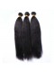 Brazilian Virgin Hair Italian Yaki Human Hair Weaves 3Bundles Natural Color