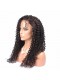 Kinky Curly Full Lace Human Hair Wigs Mongolian Virgin Hair Natural Color