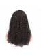 Kinky Curly Full Lace Human Hair Wigs Mongolian Virgin Hair Natural Color