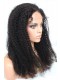 Natural Color Indian Remy Human Hair Wigs Afro Kinky Curly Silk Top Lace Wigs