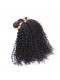 3Pcs Hair Bundles With Lace Frontal Closure Malaysian Virgin Hair Kinky Curly Natural Color