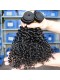 European Virgin Human Hair Kinky Curly Hair Weave Natural Color 3 Bundles