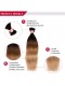 Ombre Hair Weave Color 1b/#4/#27 Straight Virgin Human Hair 3 Bundles