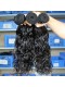 Mongolian Virgin Human Hair Water Wet Wave Hair Weave 3 Bundles Natural Color