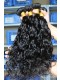 Natural Color Indian Virgin Human Hair Water Wet Wave Hair Weave 3 Bundles