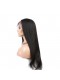 Natural Color Light Yaki Brazilian Virgin Hair Lace Front Human Hair Wigs